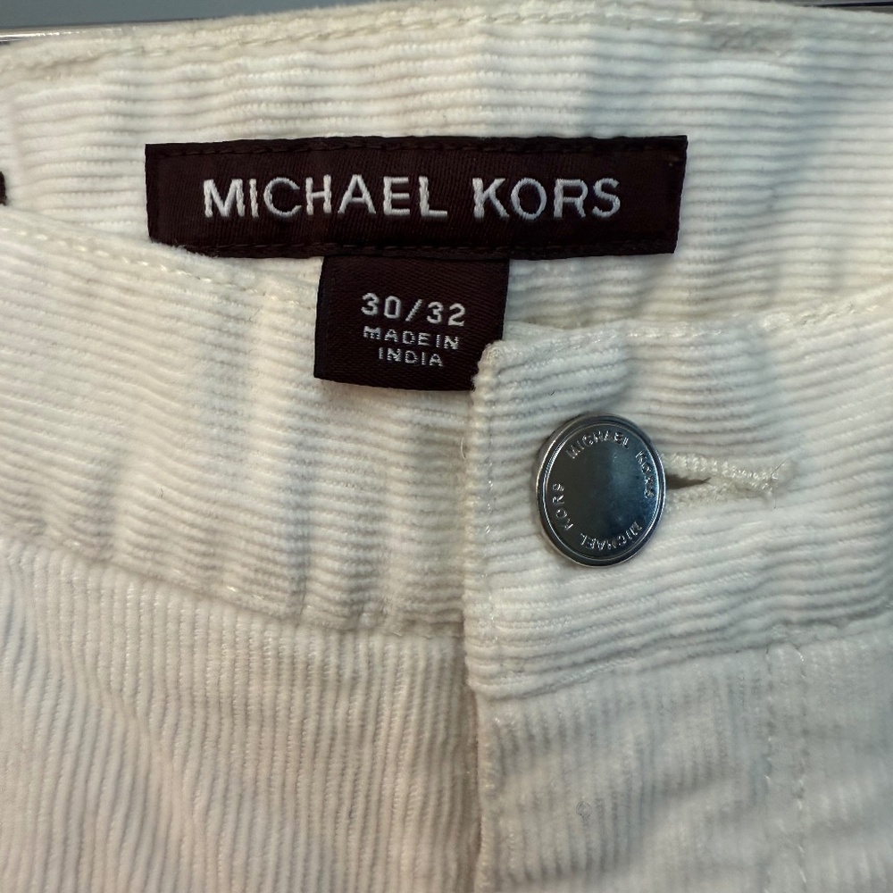 Michael Kors Off-White Pants Parker Slim Fit 30x32 - Picture 2 of 8